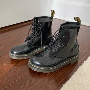 Dr Martens, shiny black color, size 6